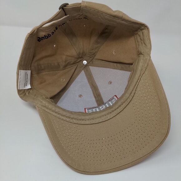 USO Support Our Heroes Slideback Hat Tan OSFA Adjustable Embroidered - Picture 6 of 8